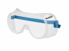 Extol Craft Brýle ochranné přímo větrané, čirý, polykarbonátový plochý zorník třídy F