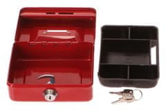 Extol Craft Schránka na peníze přenosná s otvorem pro mince, 125×95×60mm, 2 klíče