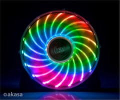 Akasa Vegas 7, 120mm, 7 barev podsvícení