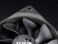 Akasa Apache AK-FN058, 12 cm, PWM, Black edition