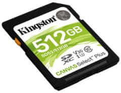Kingston SDXC Canvas Select Plus 512GB 100MB/s UHS-I (SDS2/512GB)