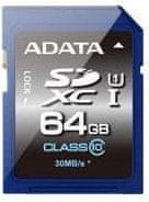 Adata SDXC Premier 64GB UHS-I (ASDX64GUICL10-R)