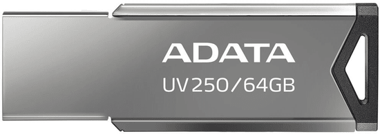 Adata UV250 - 64GB, stříbrná (AUV250-64G-RBK)