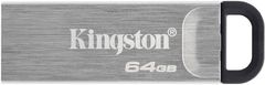 Kingston DataTraveler Kyson, - 64GB, stříbrná (DTKN/64GB)