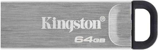Kingston DataTraveler Kyson, - 64GB, stříbrná (DTKN/64GB)