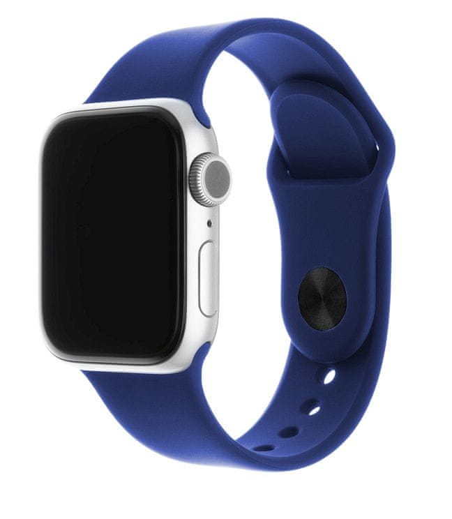 FIXED Set silikonových řemínků Silicone Strap Apple Watch 42/44/45 mm, oceánsky modrý FIXSST-434-OCBL