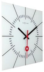 NEXTIME Designové nástěnné hodiny 8636wi Nextime Stazione 35cm