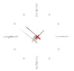 Nomon Designové nástěnné hodiny Nomon Mixto I red 110cm