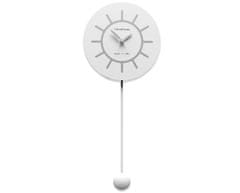 CalleaDesign Designové hodiny 11-007 CalleaDesign 60cm (více barev) Barva bílá-1 - RAL9003