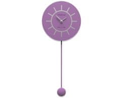 CalleaDesign Designové hodiny 11-007 CalleaDesign 60cm (více barev) Barva fialová klasik-73 - RAL4005