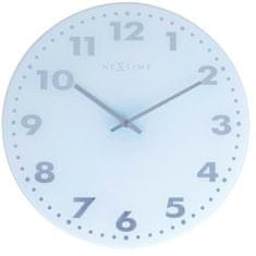 NEXTIME Designové nástěnné hodiny 2675 Nextime Little Flexa 35cm