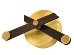 Nomon Designové nástěnné hodiny Nomon Axioma Gold Wenge 73cm