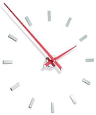 Nomon Designové nástěnné hodiny Nomon TACON 12L red 100cm