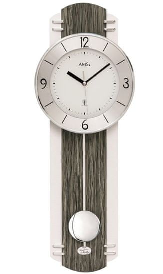 AMS design Kyvadlové nástěnné hodiny 5294 AMS řízené rádiovým signálem 60cm