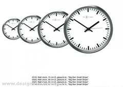 NEXTIME Designové nástěnné hodiny 2524 Nextime Stripe white 45cm