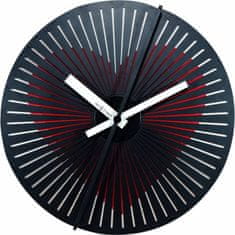 NEXTIME Pohyblivé designové nástěnné hodiny Nextime 3124 Kinegram Heart 30cm