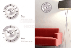 NEXTIME Designové nástěnné hodiny 2790 Nextime Retro 31cm