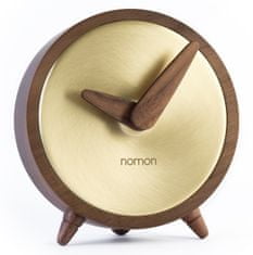 Nomon Designové stolní hodiny Nomon Atomo Gold 10cm