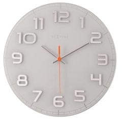 NEXTIME Designové nástěnné hodiny 8817wi Nextime Classy round 30cm