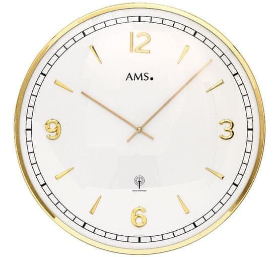 AMS design Nástěnné hodiny 5609 AMS řízené rádiovým signálem 40cm