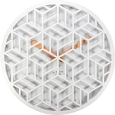 NEXTIME Designové nástěnné hodiny 3215wi Nextime Discrete 36cm