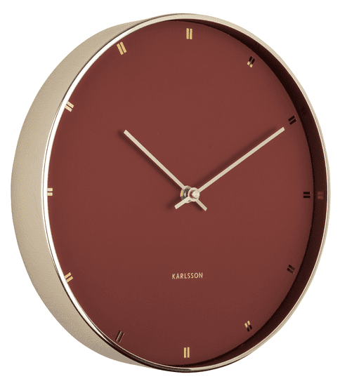 Karlsson Designové nástěnné hodiny 5776BR Karlsson 27cm