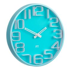 Future Time Designové nástěnné hodiny Future Time FT8010BL Numbers 30cm