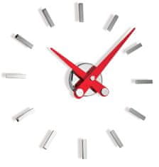 Nomon Designové nástěnné hodiny Nomon Puntos Suspensivos 12i red 50cm