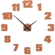 CalleaDesign Designové hodiny 10-308 CalleaDesign 65cm (více barev) Barva oranžová-63 - RAL2004