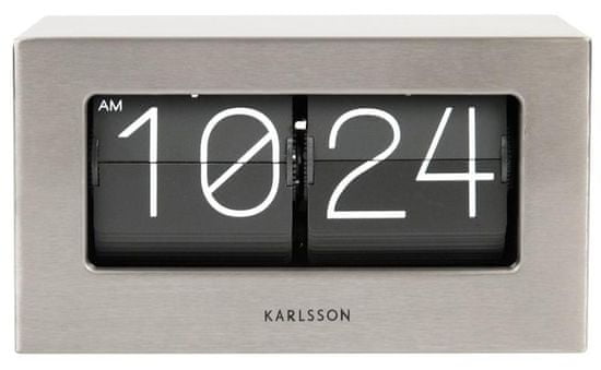 Karlsson Designové stolní překlápěcí hodiny 5620ST Karlsson 21cm