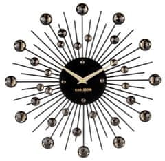 Karlsson Designové nástěnné hodiny 4860BK Karlsson 30cm