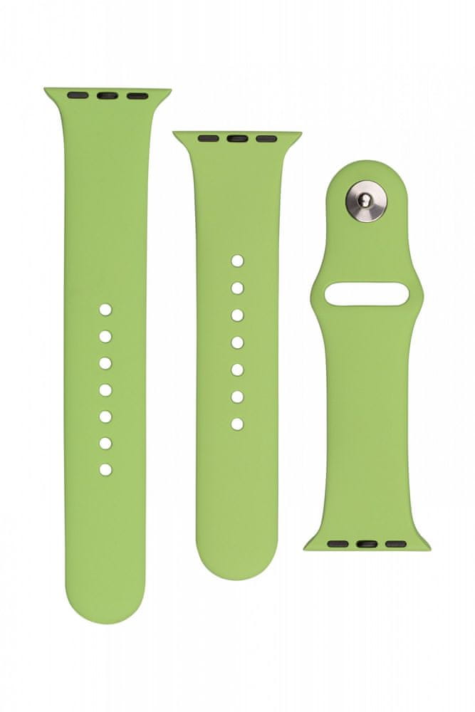 Levně FIXED Set silikonových řemínků Silicone Strap pro Apple Watch 38/40/41 mm FIXSST-436-MINT, mentolový