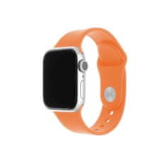 FIXED Set silikonových řemínků Silicone Strap pro Apple Watch 38/40/41 mm FIXSST-436-OR, oranžový
