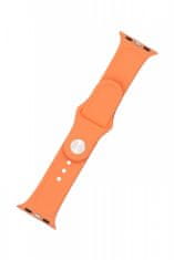 FIXED Set silikonových řemínků Silicone Strap pro Apple Watch 38/40/41 mm FIXSST-436-OR, oranžový