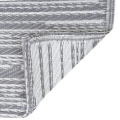 Petromila Venkovní koberec šedý 190 x 290 cm PP