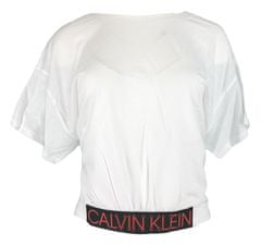 Calvin Klein Dámské triko s krátkým rukávem KW0KW00726 bílá - Calvin Klein bílá s potiskem L