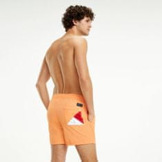 Tommy Hilfiger Pánské šortky UM0UM01080-617 oranžová - Tommy Hilfiger oranžová S