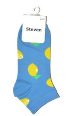 STEVEN Pánské kotníkové ponožky Steven art.025 limetka 44-46