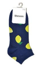 STEVEN Pánské kotníkové ponožky Steven art.025 Raspberry 41-43