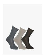 Gemini Pánské ponožky k obleku Bratex Weel bílá 25-26