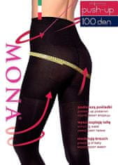 Mona Dámské punčochové kalhoty Mona Micro Push-Up 100 den 2-4 nero/černá 2-S
