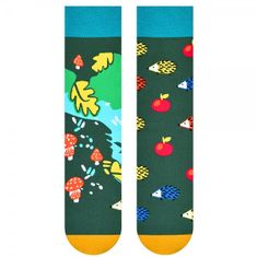 Pánské vzorované nepárové ponožky More 079 melanžově šedá 43-46