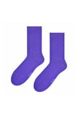 STEVEN Hladké pánské ponožky k obleku Steven art.056 42-47 modrá 42-44