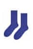 Hladké pánské ponožky k obleku Steven art.056 42-47 modrá 45-47