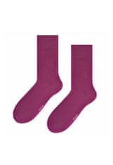 STEVEN Hladké pánské ponožky k obleku Steven art.056 42-47 Růžová 45-47