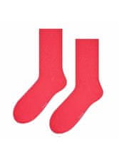 STEVEN Hladké pánské ponožky k obleku Steven art.056 42-47 oranžová 42-44