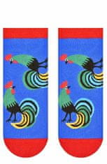 STEVEN Pánské kotníkové ponožky Steven Folk art.116 bílá 39-42