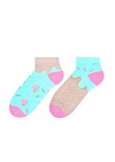Asymetrické dámské ponožky More 034 džínovina 39-42