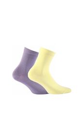 Gemini Dámské hladké ponožky Wola Perfect Woman W 8400 žlutá 39-41