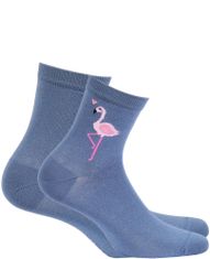 Gemini Dámské vzorované ponožky PERFECT WOMAN fialová 36/38